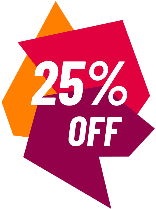 25% off